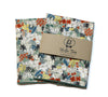 Flax Metallic Meadow Floral Pocket Square (Mens)