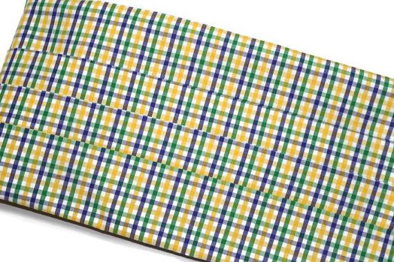 Mardi Gras Tattersall Cummerbund & Bow Tie featuring a vibrant plaid pattern, ideal for men's formal wear accessories.