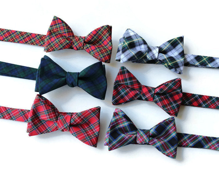Tartan Plaid Bow Tie