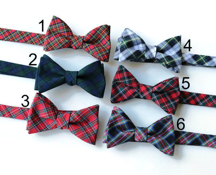 Tartan Plaid Bow Tie
