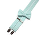 Mint Green Seersucker Suspenders - Boys