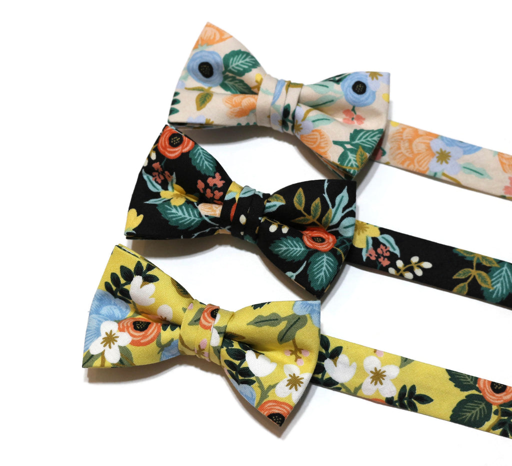 Birch Floral Bow Tie - Boys