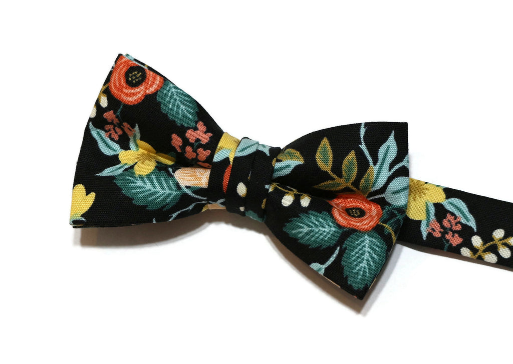 Birch Floral Bow Tie - Boys
