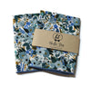 Blue Garden Party Petite Floral Pocket Square (Mens)