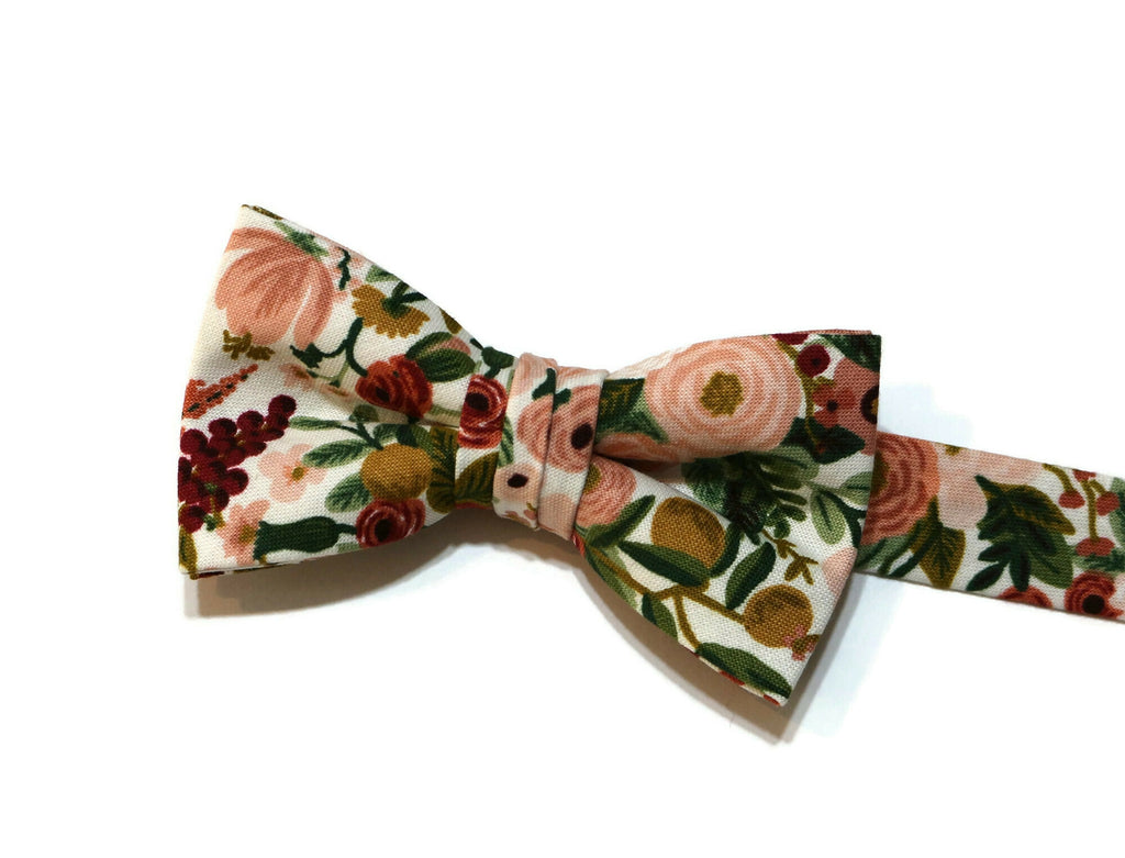Garden Party Petite Floral Bow Tie - Boys