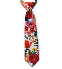 Garden Party Floral Necktie - Boys Pre-Tied