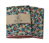 Chambray Metallic Rosa Floral Pocket Square (Mens)