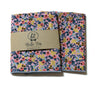 Violet Metallic Rosa Floral Pocket Square (Mens)