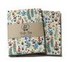 Cream Menagerie Garden Floral Pocket Square (Mens)