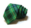 Green Tartan Plaid Necktie