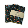 Hunter Green Bramble Fields Floral Pocket Square (Mens)