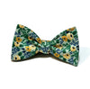 Mint Rosa Floral Bow Tie