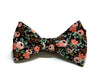 Currant Rosa Floral Bow Tie