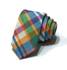 Summer Madras Plaid Necktie