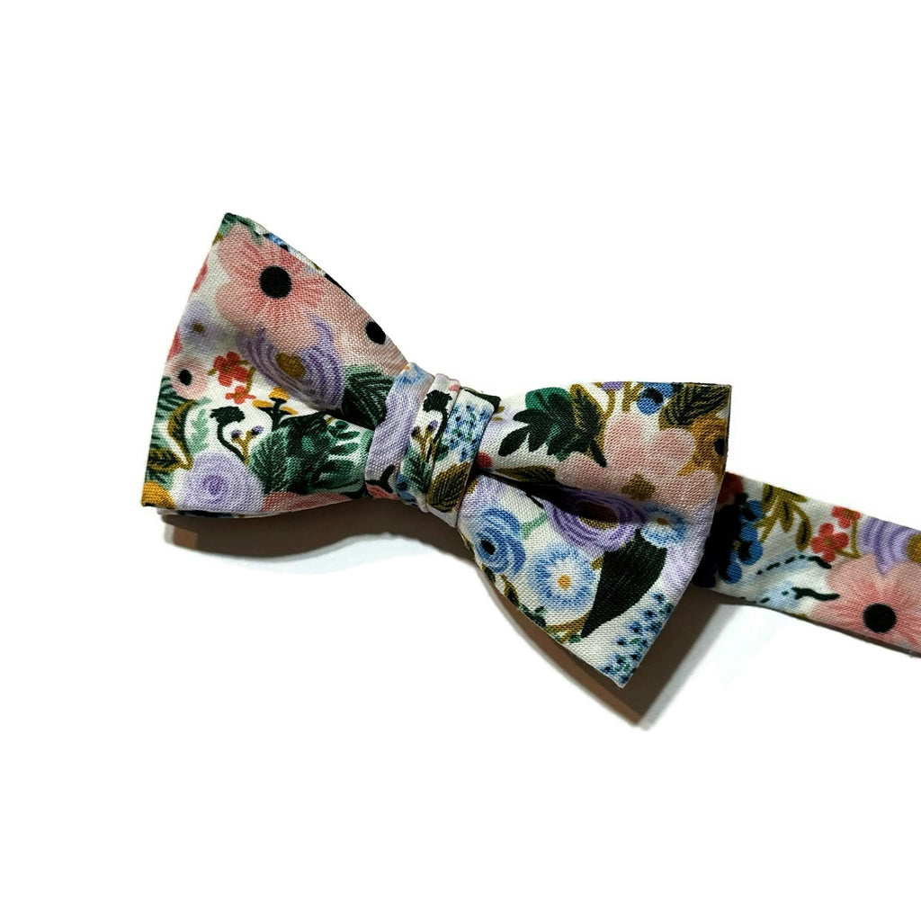 Garden Party Petite Floral Bow Tie - Boys