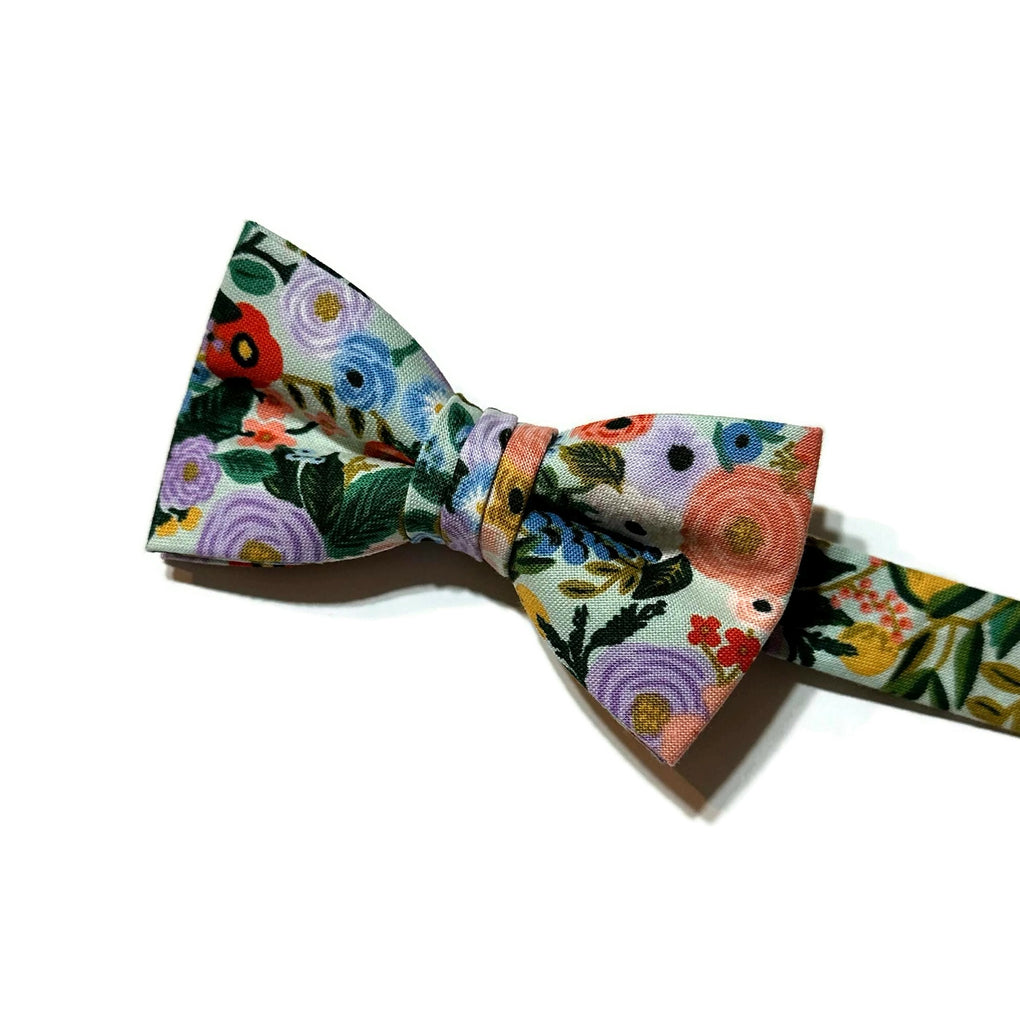 Garden Party Petite Floral Bow Tie - Boys