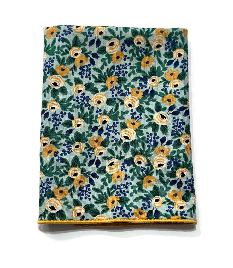 Rosa Floral Pocket Square (Mens)