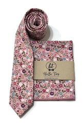 Rose Happy Petals Floral Necktie