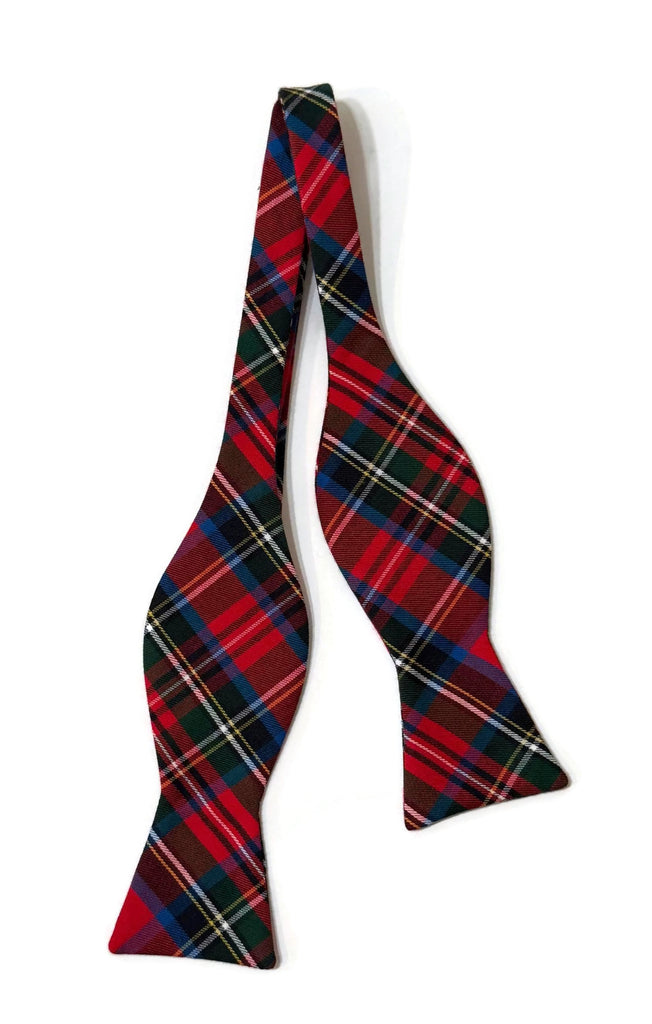 Carolina Tartan Plaid Bow Tie
