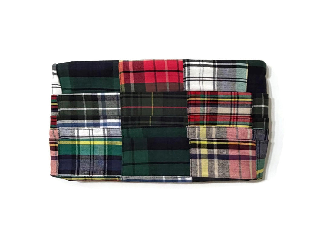 Patchwork Tartan Plaid Cummerbund & Bow Tie