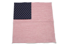 American Flag Seersucker Pocket Square (Mens)
