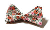 Blush Rosa Floral Bow Tie