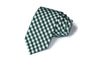 Hunter Green Gingham Necktie - Youth