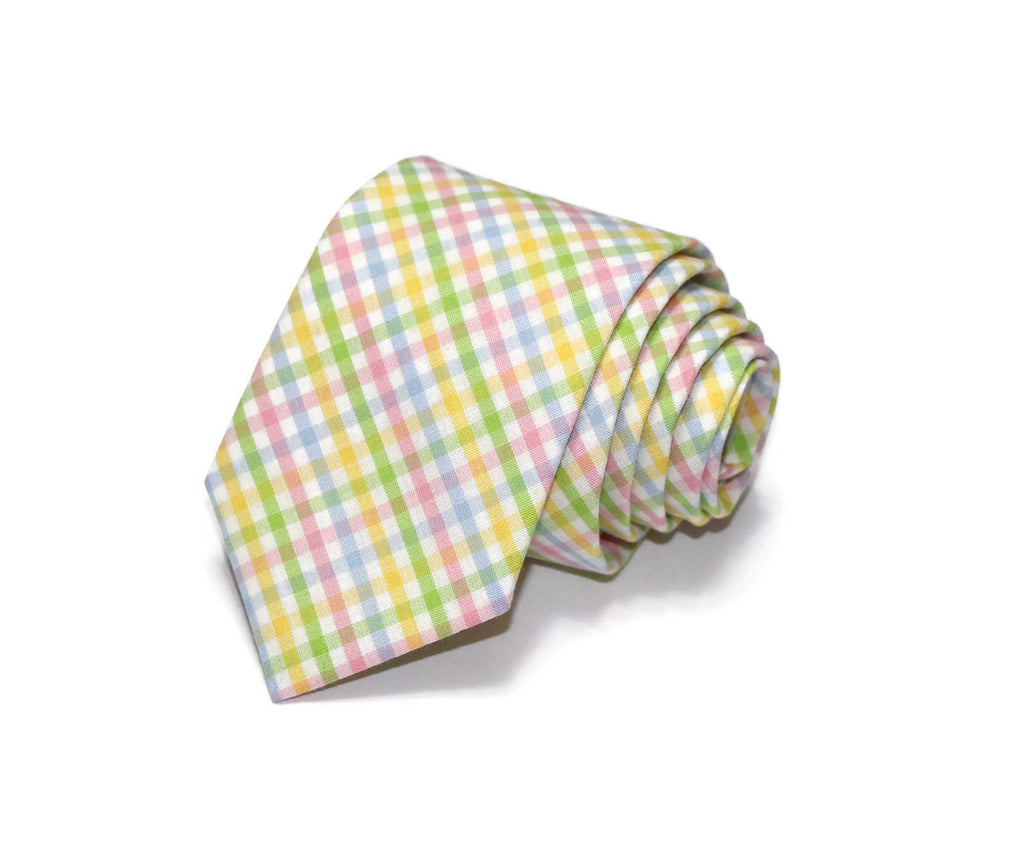 Easter Tattersall Necktie
