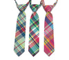 Madras Plaid Neckties - Boys Pre-Tied
