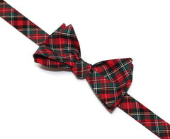 Hunter & Red Tartan Plaid Bow Tie