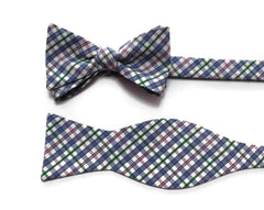 Easter Plaid Bow Tie