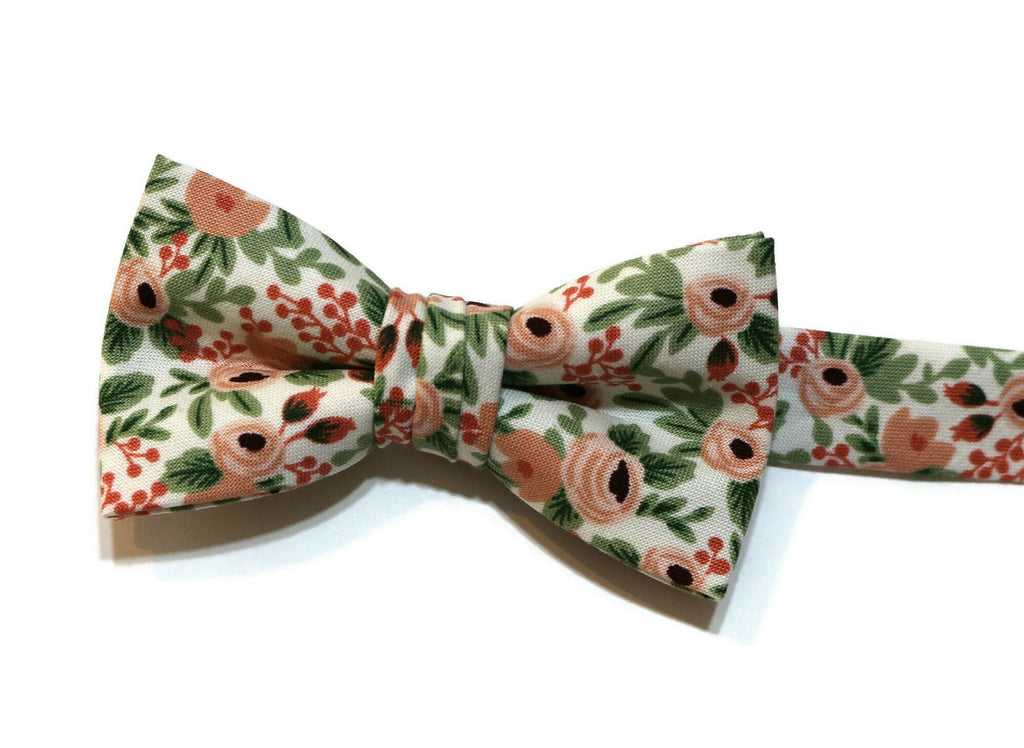 Rosa Floral Bow Tie - Boys