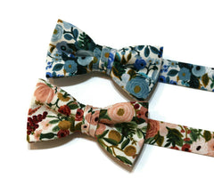Garden Party Petite Floral Bow Tie - Boys