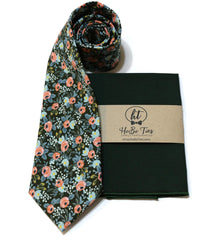 Hunter Rosa Floral Necktie