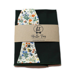 Cream Menagerie Garden Floral Bow Tie