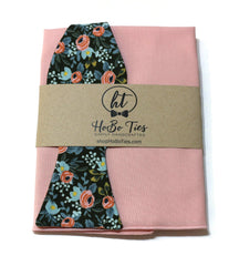 Hunter Rosa Floral Bow Tie